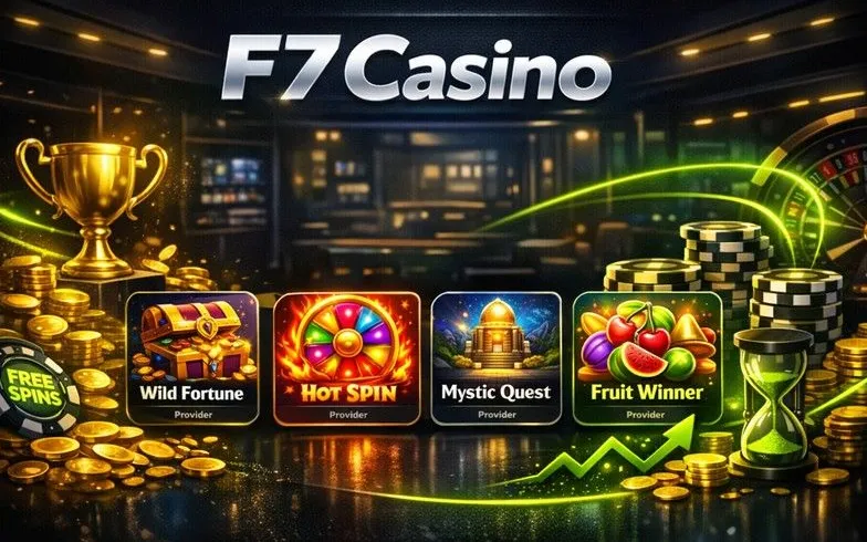 F7 Casino games catalogue banner